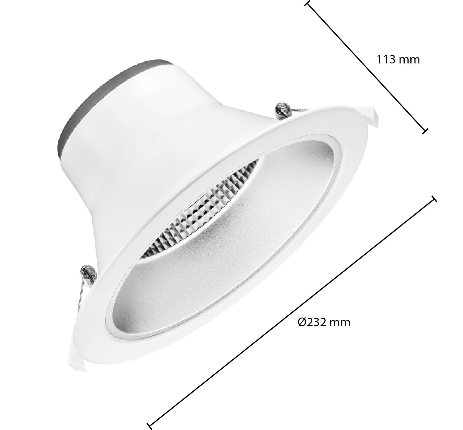 LED Downlight Reflector - Tri Color - 20 Watt - Zaagmaat Ø195-227MM 2 DOWNLIGHT-DRT195-15W-20W