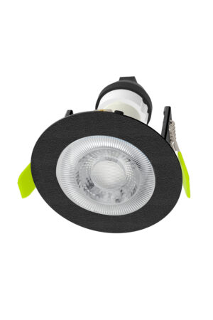 IP65 inbouwspot Dylan - Dimbaar - Brandwerend -waterdicht - Mat Zwart - Zaagmaat 60 t/m 65MM