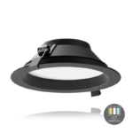 Downlights-Zwart–Tri-Color–15-Watt–Zaagmaat-Ø168–195MM