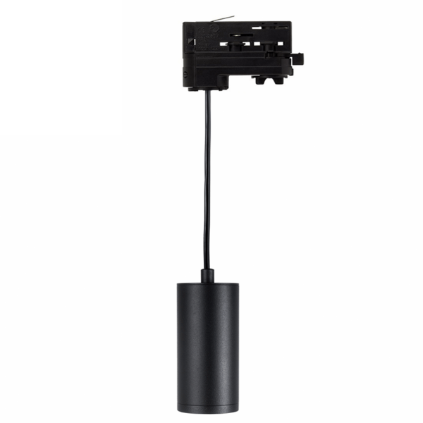 3-Fase Hanglamp voor railsysteem | Inclusief GU10 Fitting | Zwart 1 3-fase-railarmatuur-gu10-fitting-zwart-hanglamp