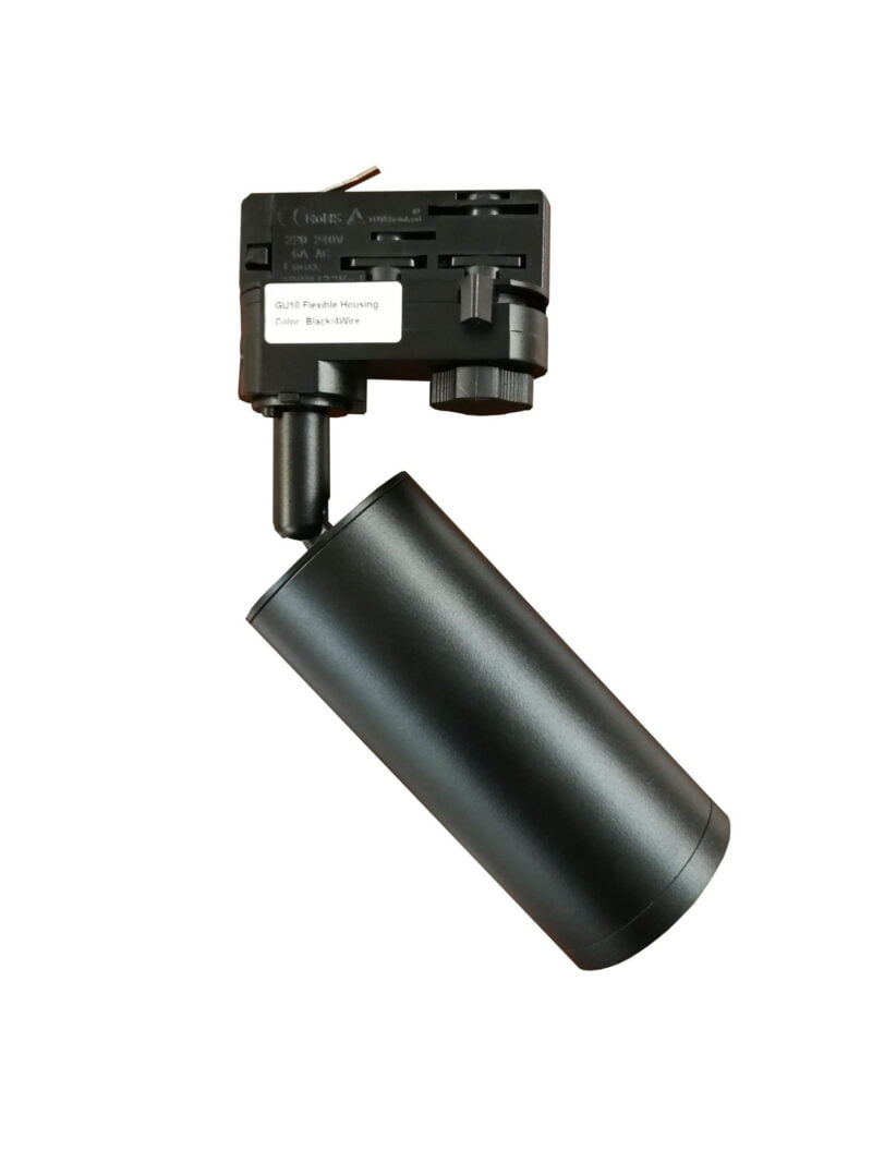 zwarte-3-fase-railspot-inclusief-GU10-fitting-met-veer