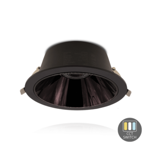 LED-Downlight-Kerber–TriColor–16-Watt–Zaagmaat-130-140MM–Zwart