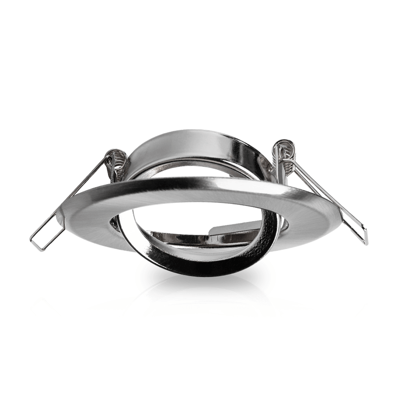 GU10 Armatuur Alford | 90mm | zilver | Zaagmaat 60 t/m 80 MM | Kantelbaar 1 GU10-INBOUW-ARMATUUR-ALFORD-ZILVER
