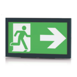 NOODVERLICHTING-MUUR-INBOUW-OPBOUW-3W-ZWART