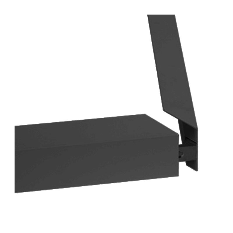 Opbouwframe zwart | led paneel 120x30 cm | Click Systeem 2 OPBOUW-CLICKFRAME-120X30-SIDE-LIT-PANEEL-ZWART-OUTLEDTL