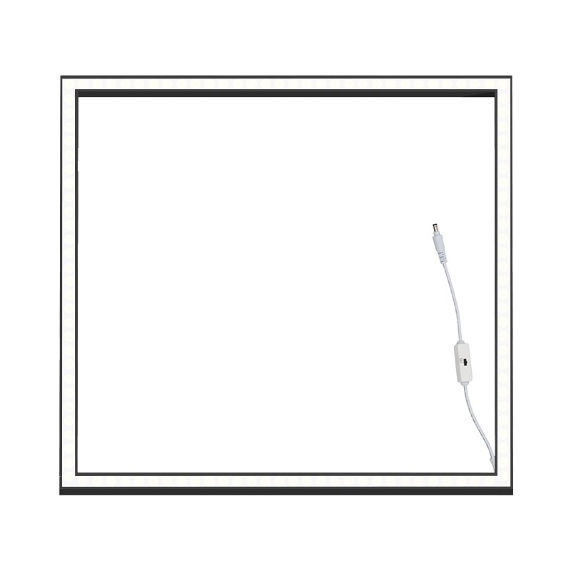 Led Frame Paneel 60X60CM - 40W - CCT-Switch - Zwart 2 led-frame-panelen-60x60-zwart