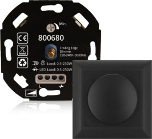 Led-dimmer-compleet-zwart
