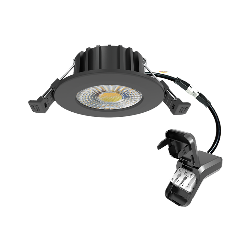 LED Inbouwspot Hugo | Dimbaar | IP65 | 6W | CCT Switch | Zaagmaat: Ø50-70 mm | Zwart 2 led-inbouwspot-hugo-6w-dim-zwart-cct-switch-ip65-outledtl.nl